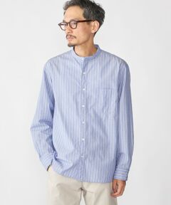 SHIPS / シップス シャツ・ブラウス | SHIPS: 100S バンドカラー ストライプ シャツ