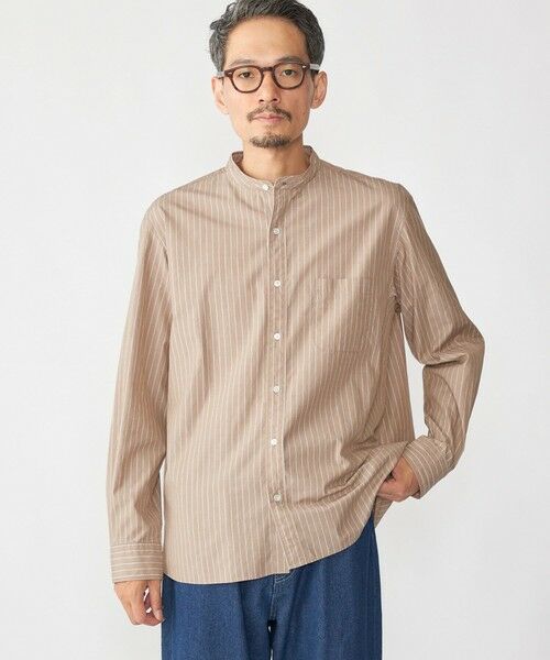 SHIPS / シップス シャツ・ブラウス | SHIPS: 100S バンドカラー ストライプ シャツ | 詳細9