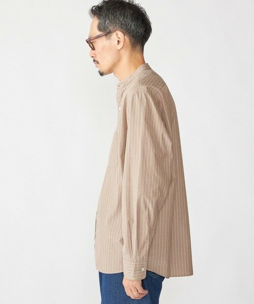 SHIPS / シップス シャツ・ブラウス | SHIPS: 100S バンドカラー ストライプ シャツ | 詳細10