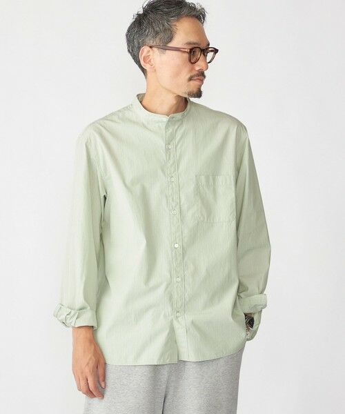 SHIPS / シップス シャツ・ブラウス | SHIPS: 100S バンドカラー ストライプ シャツ | 詳細16