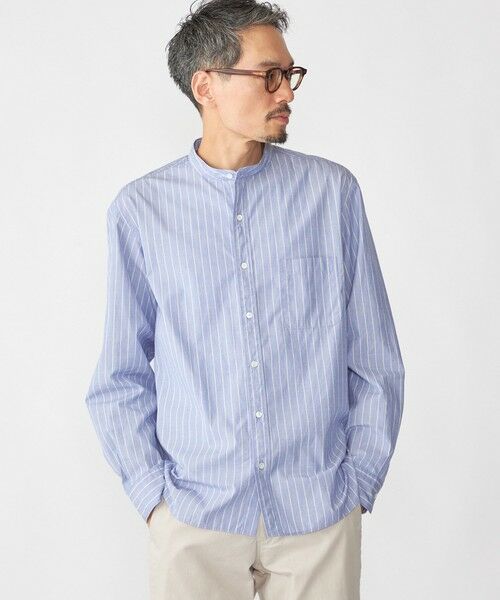 SHIPS / シップス シャツ・ブラウス | SHIPS: 100S バンドカラー ストライプ シャツ | 詳細20