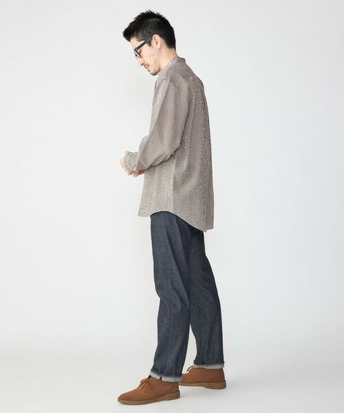 SHIPS / シップス シャツ・ブラウス | SHIPS: エアー サッカー バンドカラー リラックス 長袖 シャツ〈単色／チェック〉 | 詳細17