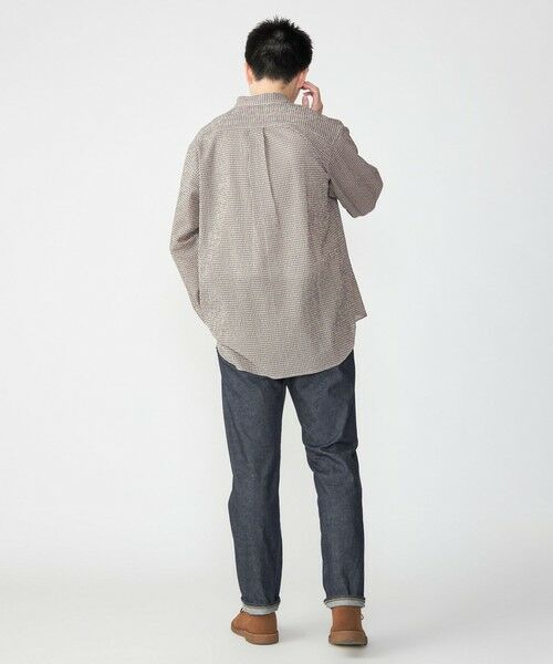 SHIPS / シップス シャツ・ブラウス | SHIPS: エアー サッカー バンドカラー リラックス 長袖 シャツ〈単色／チェック〉 | 詳細18