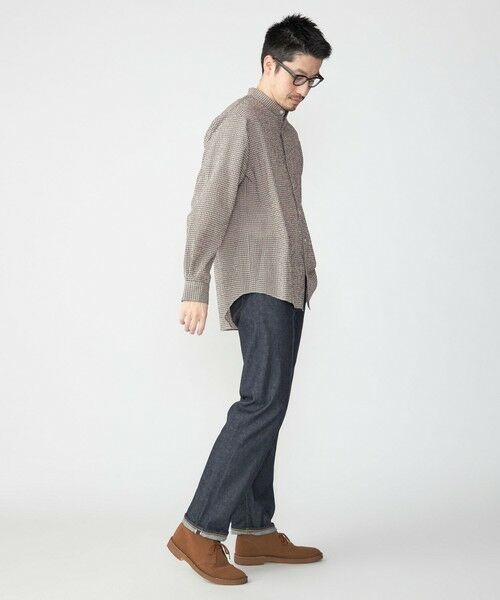 SHIPS / シップス シャツ・ブラウス | SHIPS: エアー サッカー バンドカラー リラックス 長袖 シャツ〈単色／チェック〉 | 詳細19