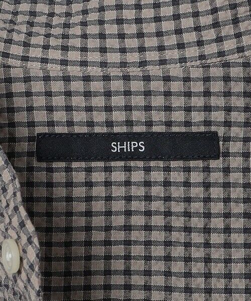 SHIPS / シップス シャツ・ブラウス | SHIPS: エアー サッカー バンドカラー リラックス 長袖 シャツ〈単色／チェック〉 | 詳細29