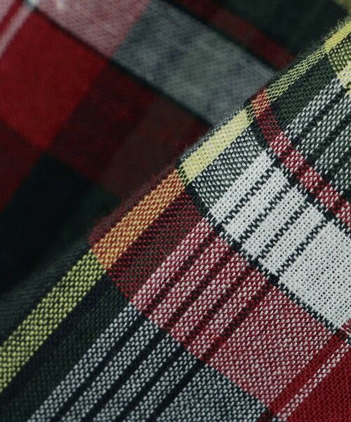 SHIPS / シップス シャツ・ブラウス | SHIPS: オープンカラー コットン リネン マドラスチェック プルオーバー シャツ オリーブ | 詳細19