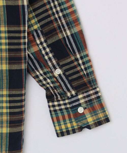 SHIPS / シップス シャツ・ブラウス | SHIPS: オープンカラー コットン リネン マドラスチェック プルオーバー シャツ ブルー | 詳細13