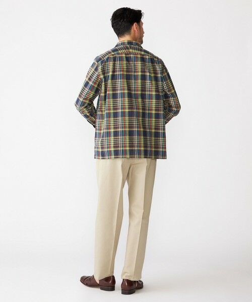 SHIPS / シップス シャツ・ブラウス | SHIPS: オープンカラー コットン リネン マドラスチェック プルオーバー シャツ ブルー | 詳細6