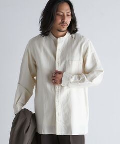 SHIPS / シップス シャツ・ブラウス | SHIPS: バンドカラー コットン ラミー シャツ アウター