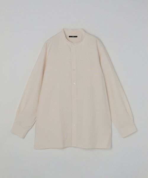 SHIPS / シップス シャツ・ブラウス | SHIPS: バンドカラー コットン ラミー シャツ アウター | 詳細4