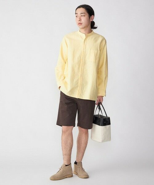 SHIPS / シップス シャツ・ブラウス | SHIPS: バンドカラー コットン ラミー シャツ アウター | 詳細6