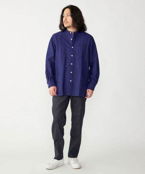 SHIPS / シップス シャツ・ブラウス | SHIPS: バンドカラー コットン ラミー シャツ アウター | 詳細11