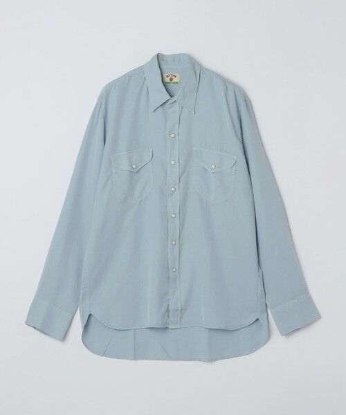 SHIPS / シップス シャツ・ブラウス | WYTHE NEW YORK: LYOCEL/G PEARLSNAP SHIRT(ライトブルー)