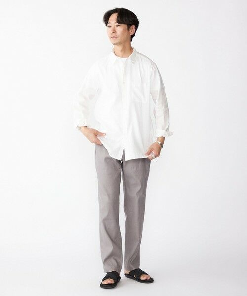 SHIPS / シップス シャツ・ブラウス | SHIPS: フレックスリネン レギュラーカラー ロングスリーブ シャツ | 詳細1