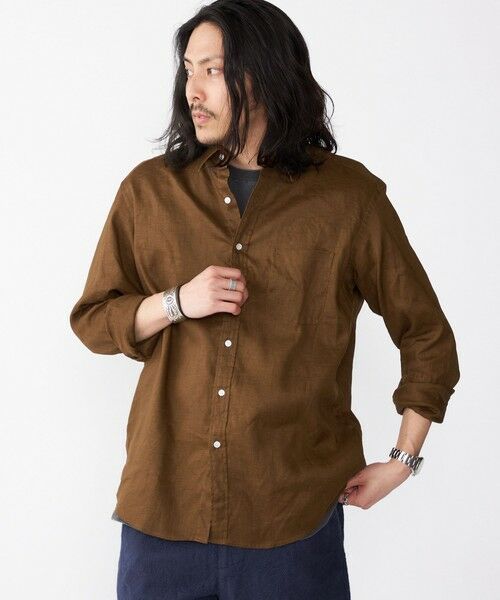 SHIPS / シップス シャツ・ブラウス | SHIPS: フレックスリネン レギュラーカラー ロングスリーブ シャツ | 詳細6