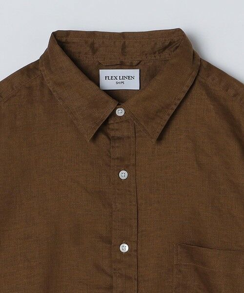 SHIPS / シップス シャツ・ブラウス | SHIPS: フレックスリネン レギュラーカラー ロングスリーブ シャツ | 詳細9
