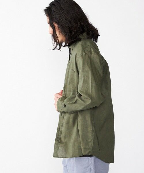 SHIPS / シップス シャツ・ブラウス | SHIPS: フレックスリネン レギュラーカラー ロングスリーブ シャツ | 詳細19