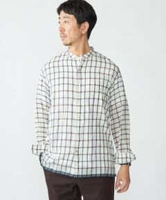 SHIPS / シップス シャツ・ブラウス | SHIPS: インディア バンドカラー ロングスリーブ シャツ