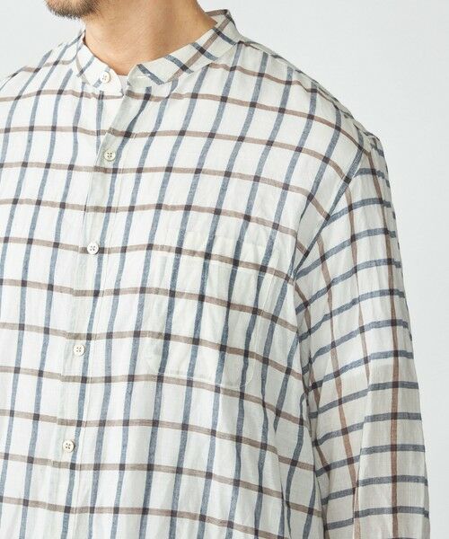 SHIPS / シップス シャツ・ブラウス | SHIPS: インディア バンドカラー ロングスリーブ シャツ | 詳細9