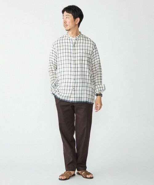 SHIPS / シップス シャツ・ブラウス | SHIPS: インディア バンドカラー ロングスリーブ シャツ | 詳細1