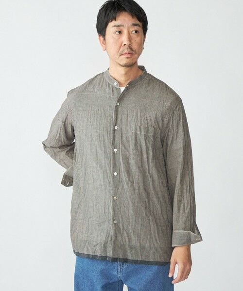 SHIPS / シップス シャツ・ブラウス | SHIPS: インディア バンドカラー ロングスリーブ シャツ | 詳細14