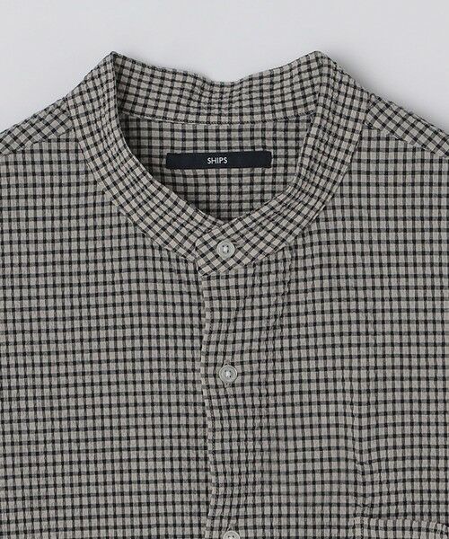 SHIPS / シップス シャツ・ブラウス | SHIPS: エアー サッカー リラックス バンドカラー シャツ | 詳細3