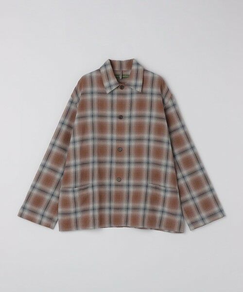SHIPS/VbvX BENCH MARKING SHIRT: Iu `FbN Vc J[L MEDIUM