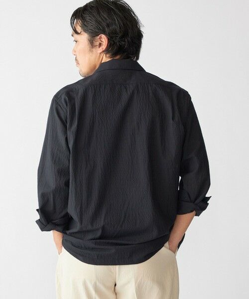 SHIPS / シップス シャツ・ブラウス | Southwick Gate Label: TW エンボス ロングスリーブ キャンプシャツ | 詳細2