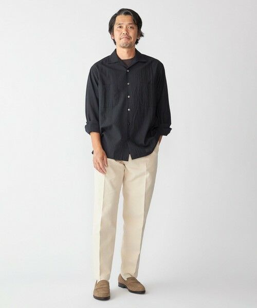 SHIPS / シップス シャツ・ブラウス | Southwick Gate Label: TW エンボス ロングスリーブ キャンプシャツ | 詳細4