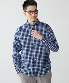 SHIPS / シップス シャツ・ブラウス | SHIPS: ワイドカラー ネイビー バリエーション チェック シャツ