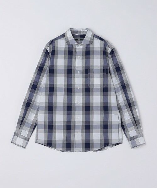 SHIPS / シップス シャツ・ブラウス | SHIPS: ワイドカラー ネイビー バリエーション チェック シャツ | 詳細6