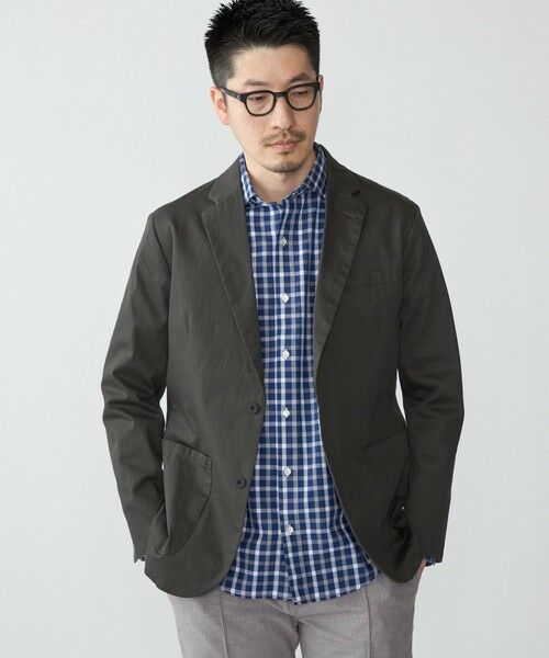 SHIPS / シップス シャツ・ブラウス | SHIPS: ワイドカラー ネイビー バリエーション チェック シャツ | 詳細22