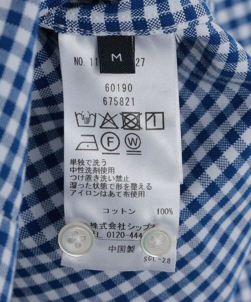 SHIPS / シップス シャツ・ブラウス | SHIPS: ワイドカラー ネイビー バリエーション チェック シャツ | 詳細23