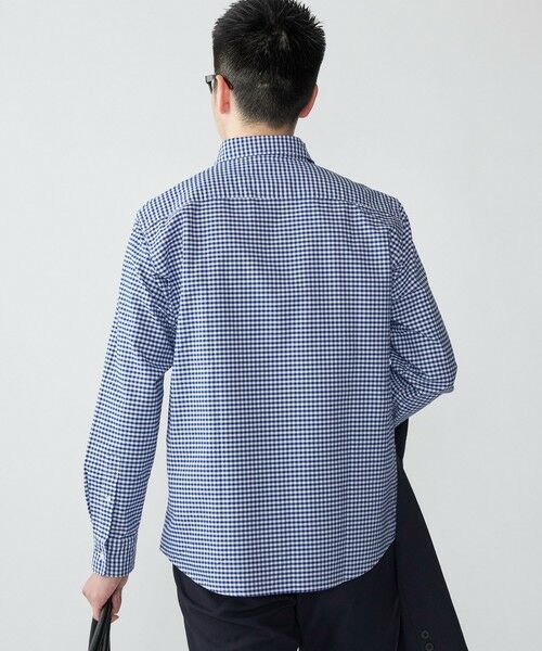 SHIPS / シップス シャツ・ブラウス | SHIPS: ワイドカラー ネイビー バリエーション チェック シャツ | 詳細10