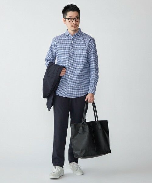 SHIPS / シップス シャツ・ブラウス | SHIPS: ワイドカラー ネイビー バリエーション チェック シャツ | 詳細12