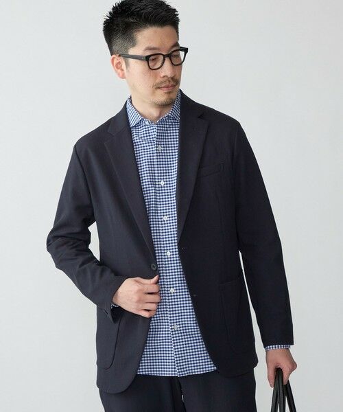 SHIPS / シップス シャツ・ブラウス | SHIPS: ワイドカラー ネイビー バリエーション チェック シャツ | 詳細13