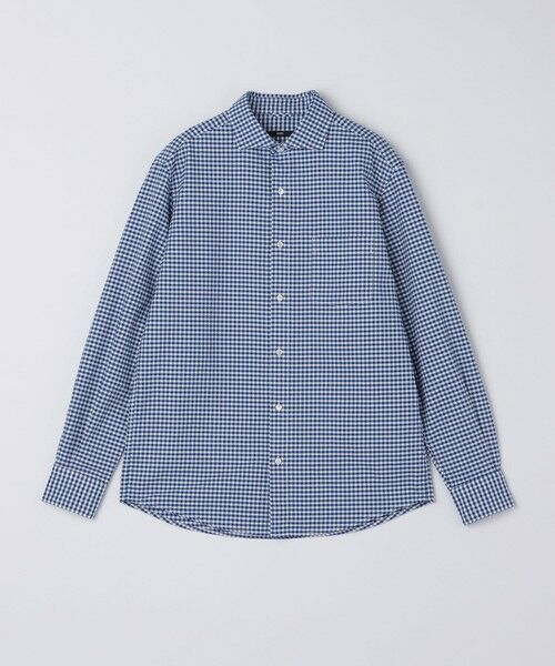 SHIPS / シップス シャツ・ブラウス | SHIPS: ワイドカラー ネイビー バリエーション チェック シャツ | 詳細15