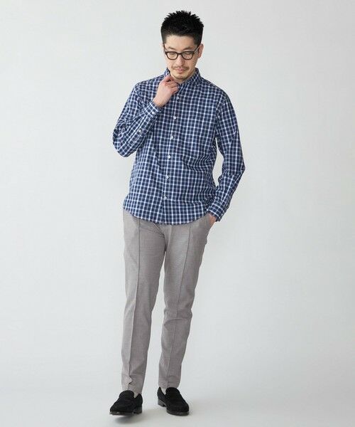 SHIPS / シップス シャツ・ブラウス | SHIPS: ワイドカラー ネイビー バリエーション チェック シャツ | 詳細25
