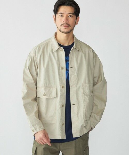 SHIPS / シップス シャツ・ブラウス | SHIPS: ガーメントダイ シャツ アウター(ナチュラル)