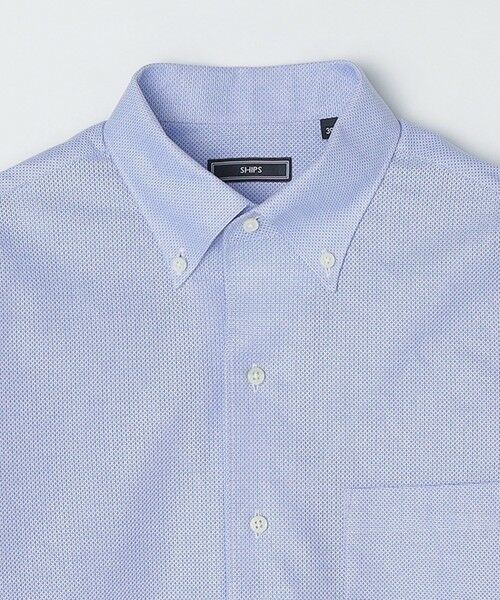 SHIPS / シップス シャツ・ブラウス | SHIPS: からみ織り イタリアンカラー ボタンダウン シャツ | 詳細4