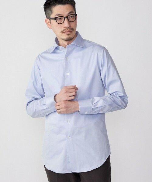 SHIPS / シップス シャツ・ブラウス | SHIPS:イージーアイロン ツイル 無地 ワイドカラー シャツ | 詳細2