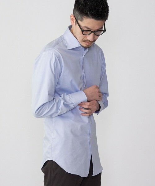 SHIPS / シップス シャツ・ブラウス | SHIPS:イージーアイロン ツイル 無地 ワイドカラー シャツ | 詳細5