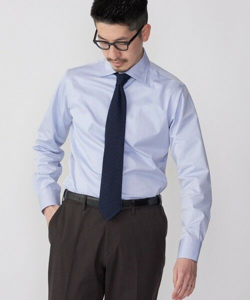 SHIPS / シップス シャツ・ブラウス | SHIPS:イージーアイロン ツイル 無地 ワイドカラー シャツ | 詳細7