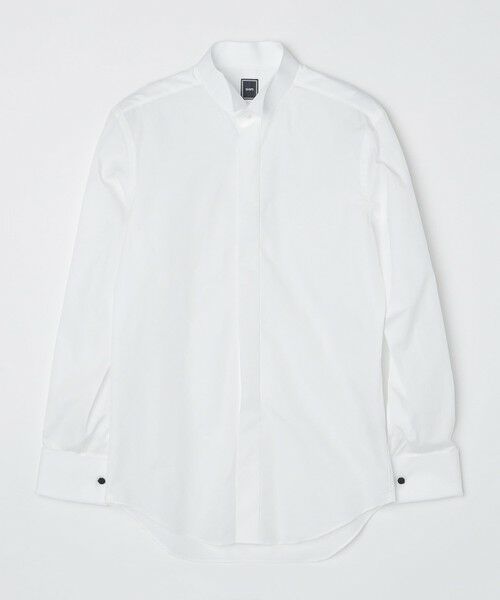 SHIPS / シップス シャツ・ブラウス | SHIPS:フォーマル フライフロント ダブルカフス シャツ(ホワイト)