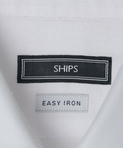 SHIPS / シップス シャツ・ブラウス | SHIPS: イージーアイロン ヘリンボーン ホリゾンタルカラー シャツ | 詳細6
