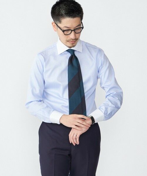 SHIPS / シップス シャツ・ブラウス | SHIPS: イージーアイロン ピケ ワイドカラー クレリック シャツ | 詳細12