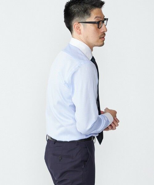 SHIPS / シップス シャツ・ブラウス | SHIPS: イージーアイロン ピケ ワイドカラー クレリック シャツ | 詳細14