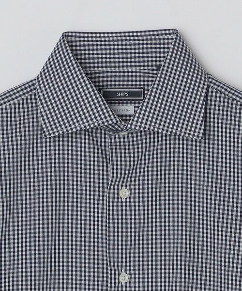 SHIPS / シップス シャツ・ブラウス | SHIPS: イージーアイロン ギンガムチェック ワイドカラー シャツ | 詳細3