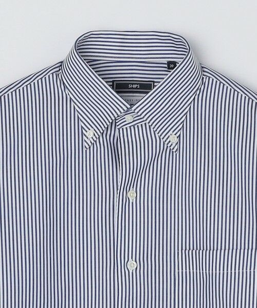 SHIPS / シップス シャツ・ブラウス | SHIPS: イージーアイロン ロンドンストライプ イタリアンカラー ボタンダウン シャツ | 詳細4
