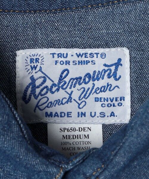 SHIPS / シップス シャツ・ブラウス | ROCKMOUNT: リラックス デニム ウエスタン シャツ | 詳細3